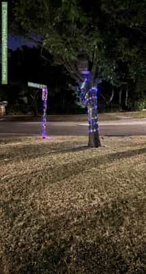 Christmas Light display at 15 John Fisher Drive, Berwick