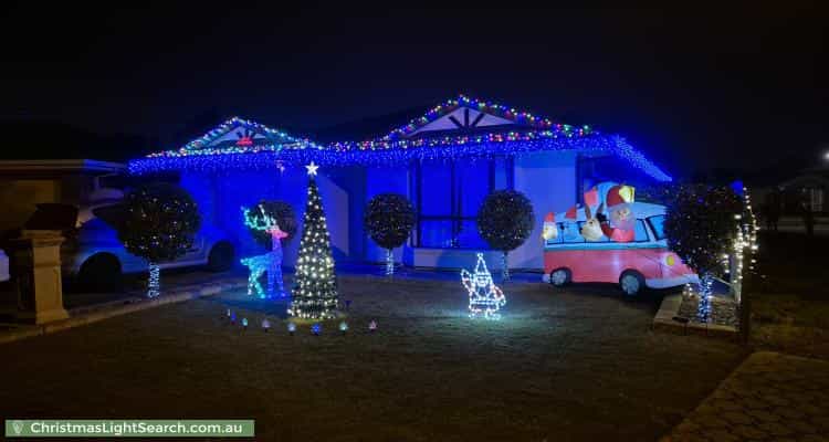 Christmas Light display at 5 Cherry Lane, Paralowie