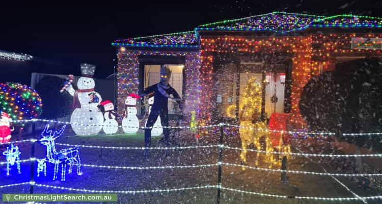 Christmas Light display at 43 Dalray Crescent, Kurunjang