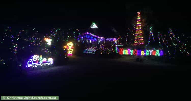 Christmas Light display at 1 Gordons Bridge Road, Kinglake