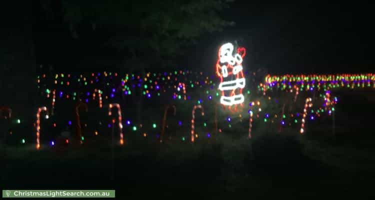 Christmas Light display at 1 Gordons Bridge Road, Kinglake