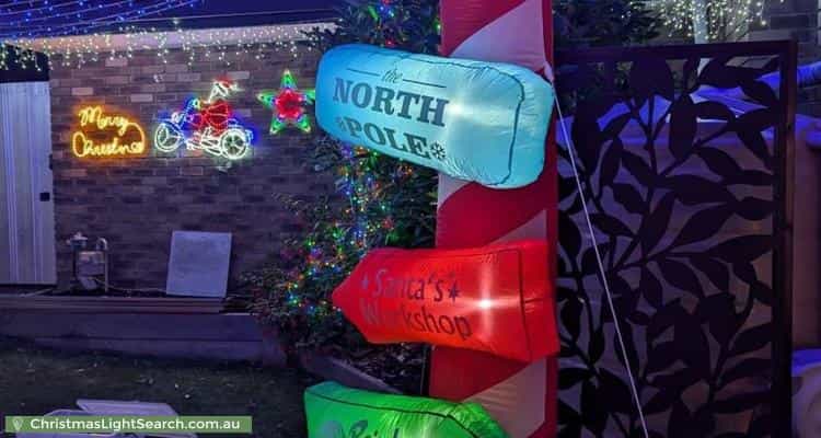 Christmas Light display at  David Road, Lilydale