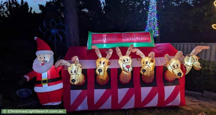 Christmas Light display at  David Road, Lilydale