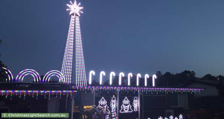 Christmas Light display at 36 Parkvalley Drive, Chirnside Park