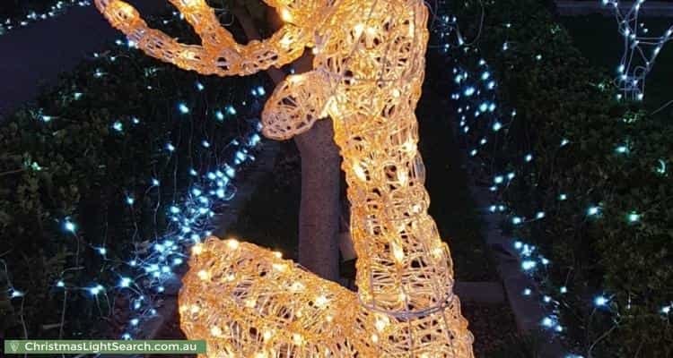 Christmas Light display at 13 Carissa Drive, Botanic Ridge