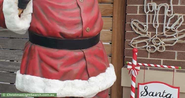 Christmas Light display at 13 Carissa Drive, Botanic Ridge
