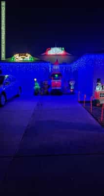 Christmas Light display at 34 Coogee Avenue, Paralowie