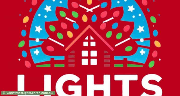 Christmas Light display at 6 Gormon Avenue, Kellyville