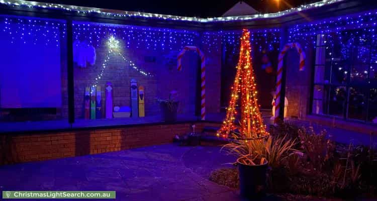 Christmas Light display at 59 Wallace Road, Wantirna South