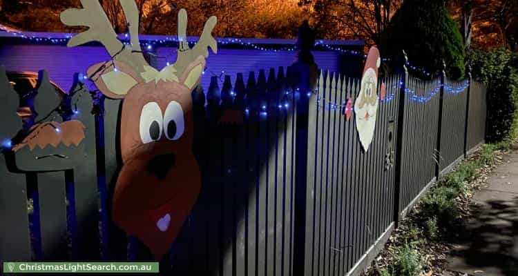 Christmas Light display at 59 Wallace Road, Wantirna South