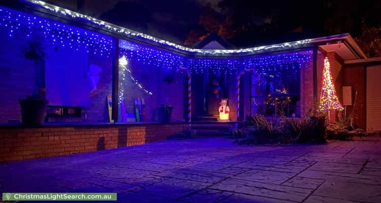 Christmas Light display at 59 Wallace Road, Wantirna South