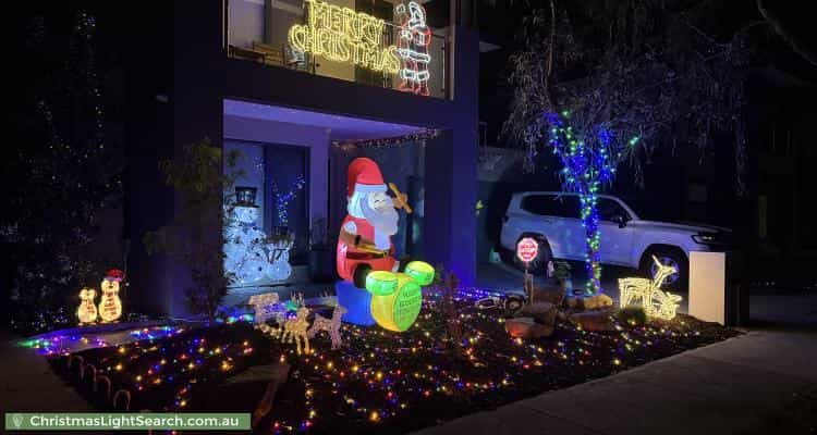 Christmas Light display at 61 Maintop Ridge, Botanic Ridge