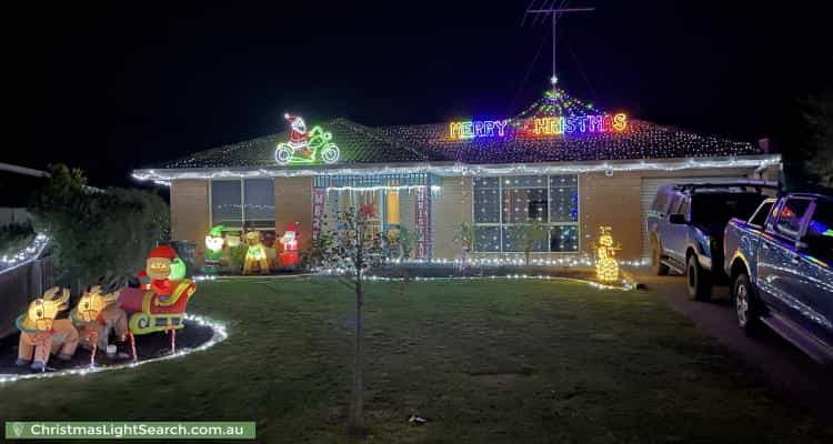 Christmas Light display at  Beretta Court, Corio