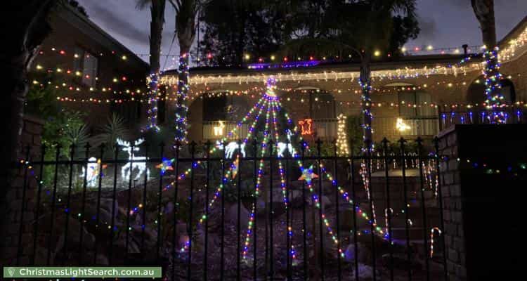 Christmas Light display at 6 Cooinda Crescent, Athelstone