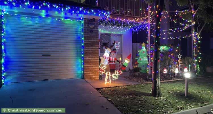 Christmas Light display at 21 Emma Street, Bracken Ridge