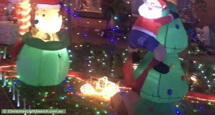 Christmas Light display at 35 Rochdale Drive, Burwood East