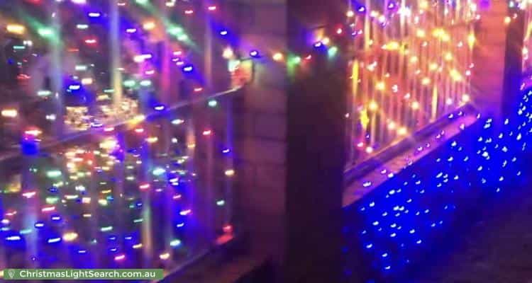 Christmas Light display at 35 Rochdale Drive, Burwood East