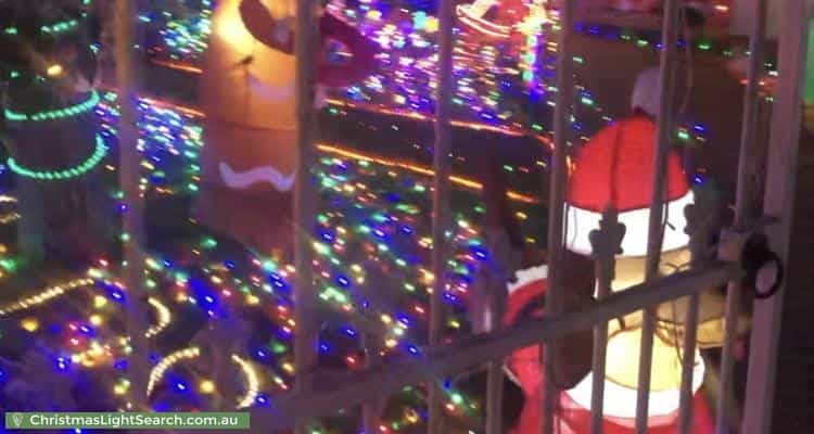 Christmas Light display at 35 Rochdale Drive, Burwood East