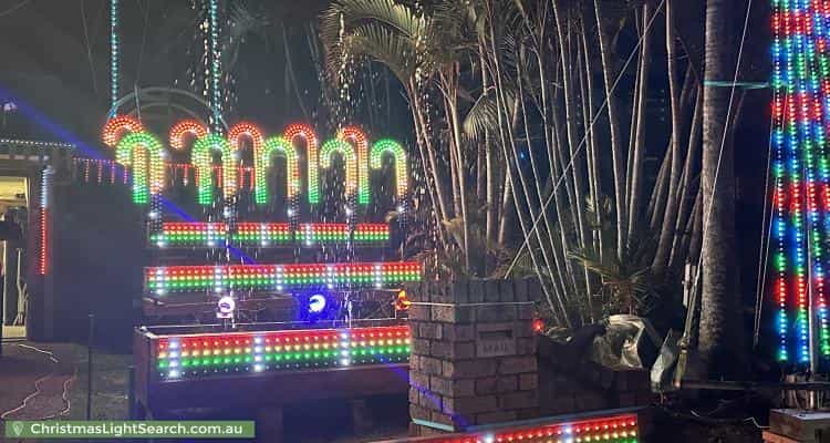 Christmas Light display at 4 Burwick Close, Middle Park