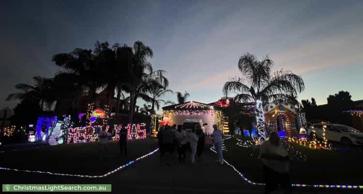 Christmas Light display at  Glenpark Drive, Wonga Park