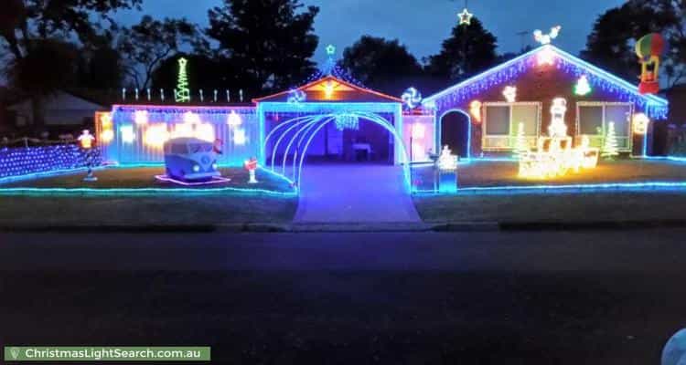 Christmas Light display at 44 Mawarra Crescent, Kellyville