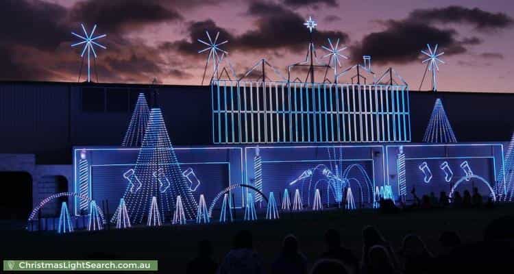 Christmas Light display at Old Melbourne Road, Chirnside Park