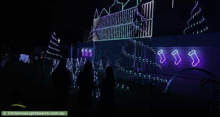 Christmas Light display at Old Melbourne Road, Chirnside Park
