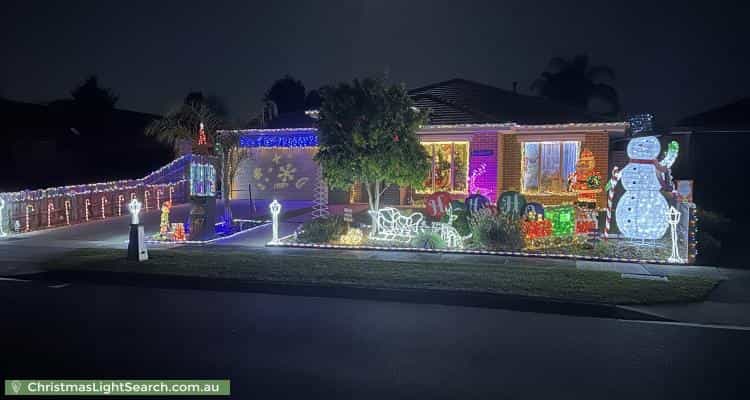 Christmas Light display at 47 Taupo Crescent, Rowville