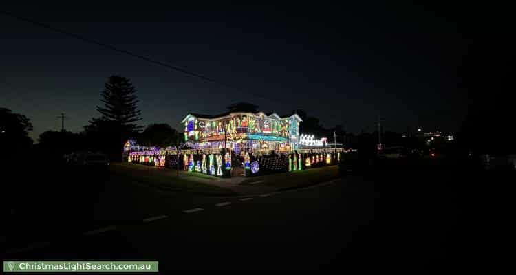 Christmas Light display at 28 Hixson Street, Bankstown