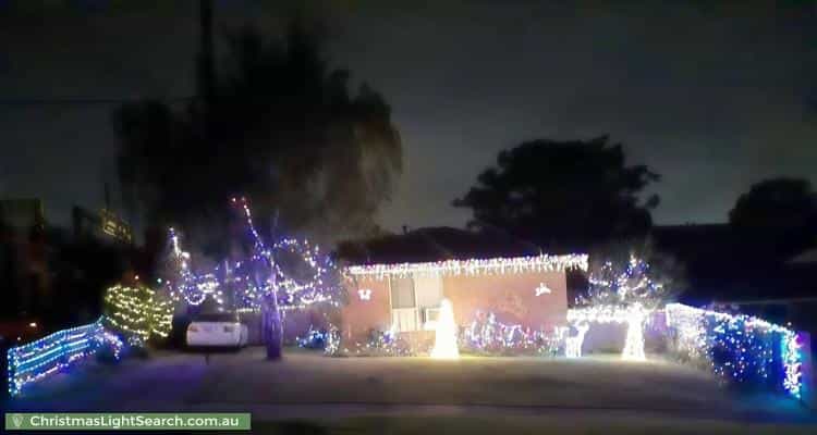 Christmas Light display at 3 Cleveland Court, Dandenong North