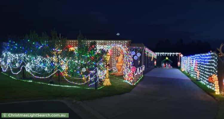 Christmas Light display at 29 Franks Way, Cranbourne North