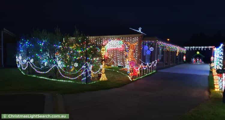 Christmas Light display at 29 Franks Way, Cranbourne North