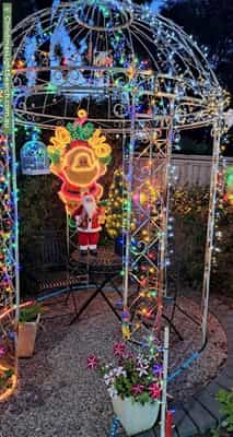 Christmas Light display at 6 Albara Road, Ingle Farm