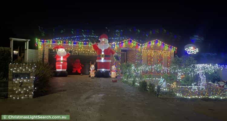 Christmas Light display at  Triton Street, Dunlop