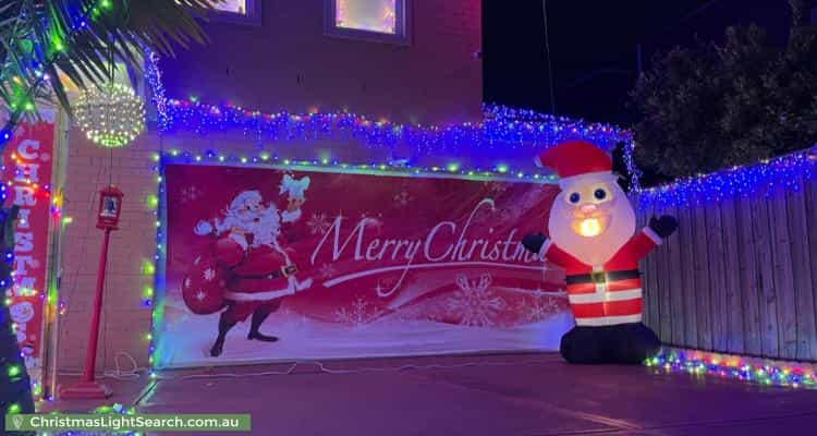 Christmas Light display at 108 Wurundjeri Boulevard, Berwick