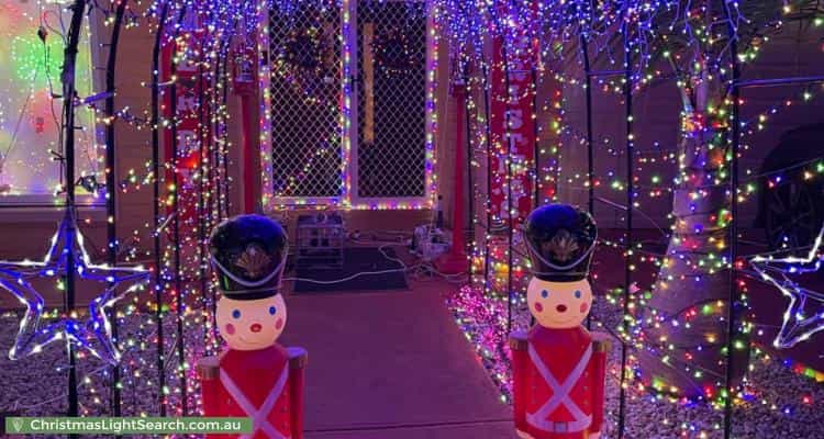 Christmas Light display at 108 Wurundjeri Boulevard, Berwick