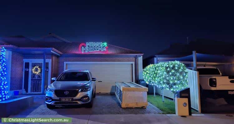 Christmas Light display at 8 Furniss Court, Osborne