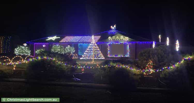 Christmas Light display at 9 James Road, Lewiston