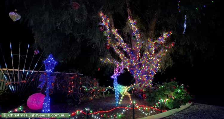 Christmas Light display at 15 Gilbert Street, Clayton Bay