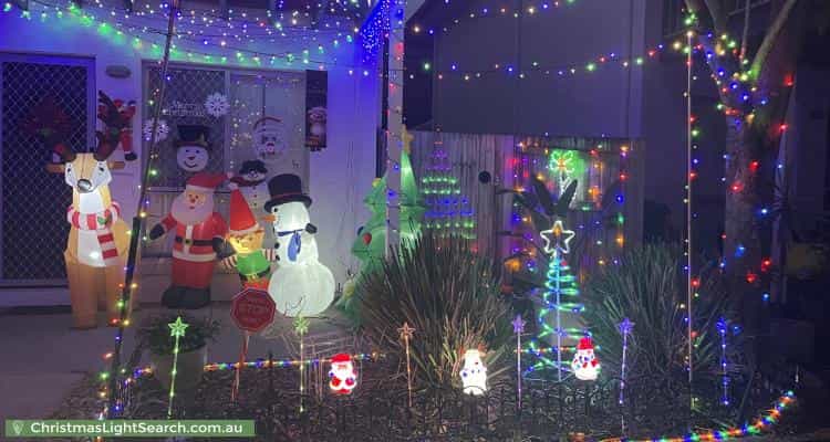 Christmas Light display at 21 Emma Street, Bracken Ridge