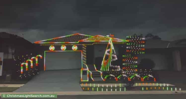 Christmas Light display at 24 Epsilon Street, Box Hill