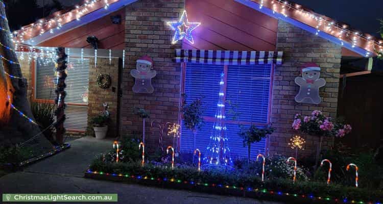 Christmas Light display at 5 Quarrion Drive, Carrum Downs