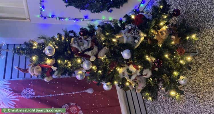 Christmas Light display at 42 Volante Crescent, Mermaid Waters
