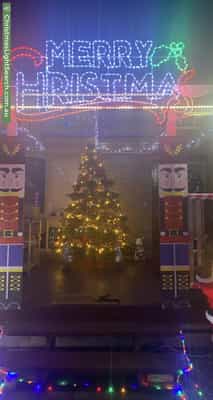 Christmas Light display at 18 Tyloid Square, Wantirna