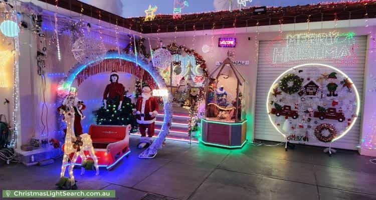 Christmas Light display at 79 Hanworth Street, Balcatta