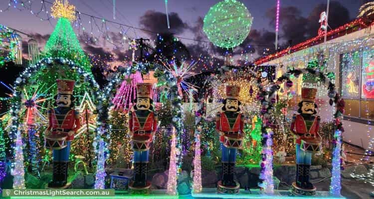 Christmas Light display at 79 Hanworth Street, Balcatta