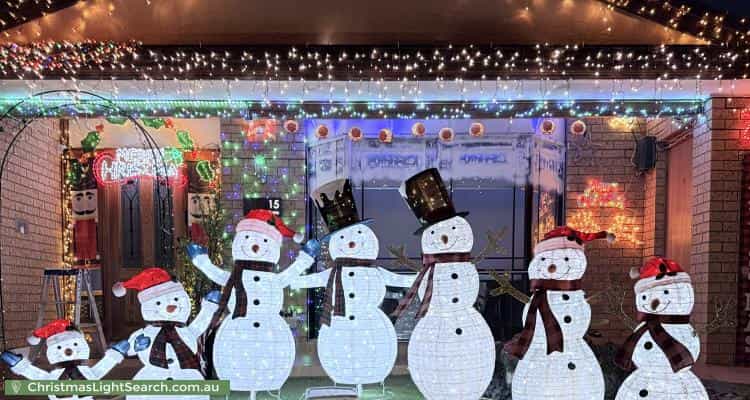 Christmas Light display at  Monte Carlo Drive, Point Cook