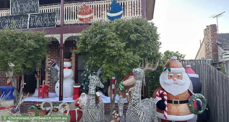 Christmas Light display at 15 Boronia Street, Bentleigh East