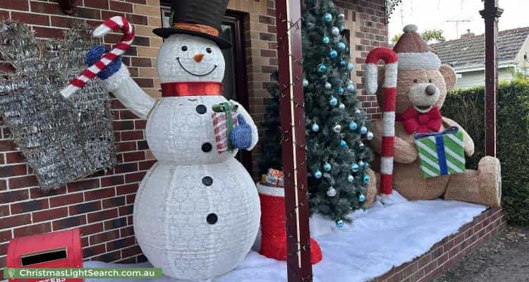 Christmas Light display at 15 Boronia Street, Bentleigh East