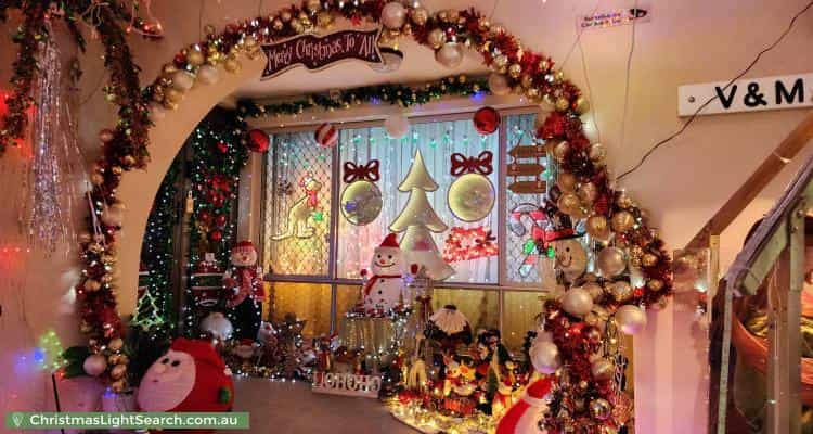 Christmas Light display at 79 Hanworth Street, Balcatta